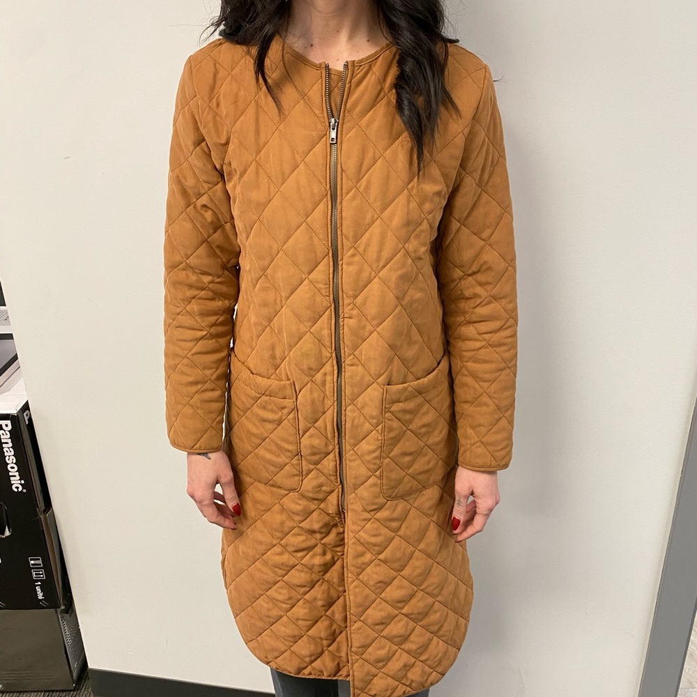 Steve Madden - Women’s Long Quilted Jacket - XS